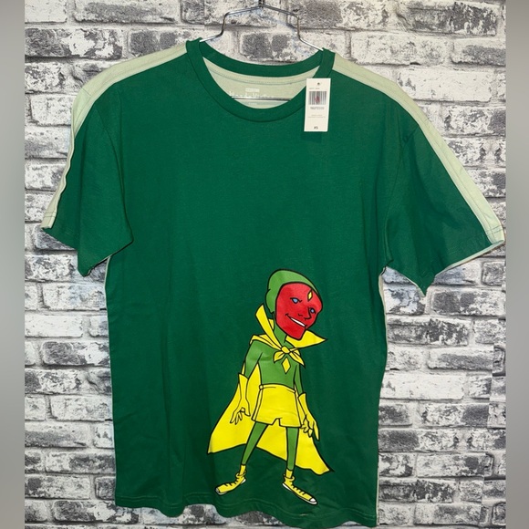 Boxlunch Other - Wanda Vision Marvel T-Shirt Men's Size XS Green Her Universe Double Sided NWT